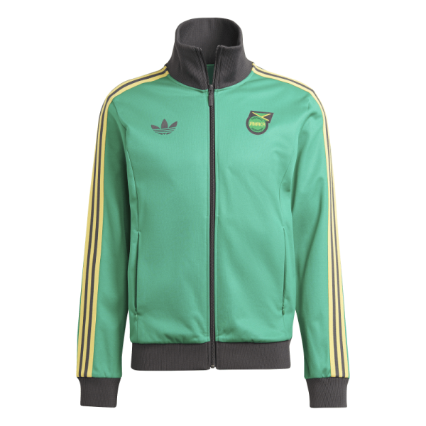 adidas Jamaika Beckenbauer Originals Jacke Herren - grün/gelb/schwarz