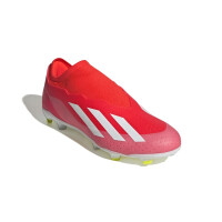 adidas X Crazyfast League LL FG Herren - rot/weiß-48 2/3