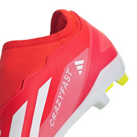 adidas X Crazyfast League LL FG Herren - rot/weiß-48 2/3