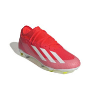 adidas X Crazyfast League FG Herren - rot/weiß-41 1/3