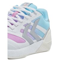 hummel Dagaz LTD Handballschuhe Damen - weiß/blau/rosa