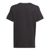adidas Essentials 3-Streifen T-Shirt Kinder - schwarz/weiß - 164