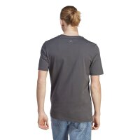 adidas Essentials Single Jersey Big Logo T-Shirt Herren - grau/weiß