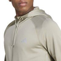 adidas Game and Go Full-Zip Hoodie Herren - grün - L
