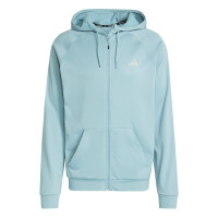 adidas Game and Go Full-Zip Hoodie Herren - t&uuml;rkis - M