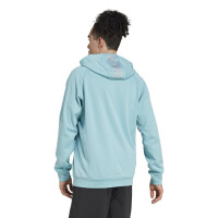 adidas Game and Go Full-Zip Hoodie Herren - t&uuml;rkis - M