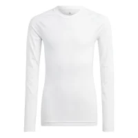 adidas Techfit Funktionsshirt Langarm Kinder - weiß