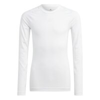 adidas Techfit Funktionsshirt Langarm Kinder - weiß