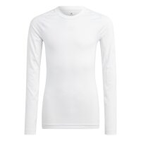 adidas Techfit Funktionsshirt Langarm Kinder - weiß