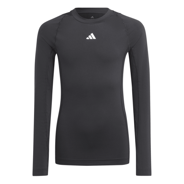 adidas Techfit Funktionsshirt Langarm Kinder - schwarz-152