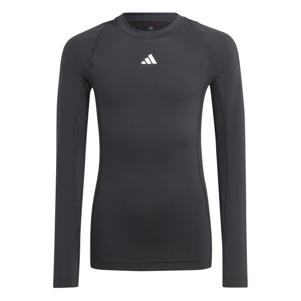 adidas Techfit Funktionsshirt Langarm Kinder - schwarz-164