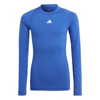 adidas Techfit Funktionsshirt Langarm Kinder - blau