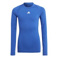 adidas Techfit Funktionsshirt Langarm Kinder - blau