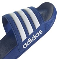 adidas Adilette Shower Badelatschen - blau/weiß-44 1/2