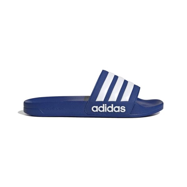 adidas Adilette Shower Badelatschen - blau/weiß-47