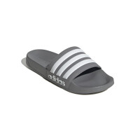 adidas Adilette Shower Badelatschen - grau/weiß-46