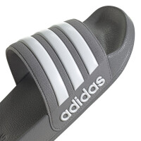 adidas Adilette Shower Badelatschen - grau/weiß-46