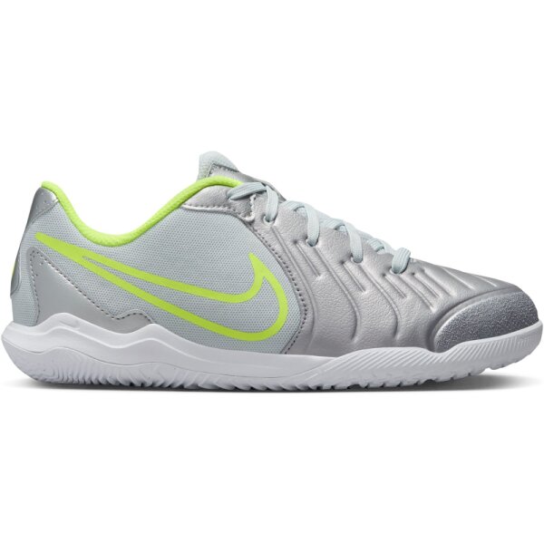 Nike Tiempo Legend 10 Academy IC Kinder - silber/gelb-36.5