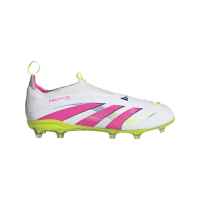 adidas Predator Elite LL FG Kinder - weiß/pink/gelb-35