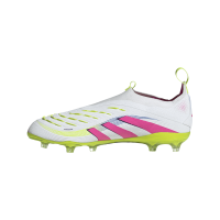 adidas Predator Elite LL FG Kinder - weiß/pink/gelb-35