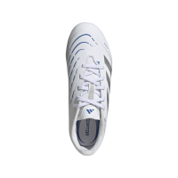 adidas Predator League FG/MG Kinder - weiß/silber/blau - 33.5