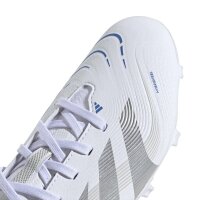 adidas Predator League FG/MG Kinder - weiß/silber/blau - 33.5