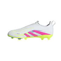 adidas Predator League LL FG/MG Kinder - weiß/pink/gelb - 33.5