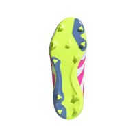 adidas Predator League LL FG/MG Kinder - weiß/pink/gelb - 33.5