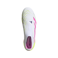 adidas Predator Elite LL FG Herren - weiß/pink/gelb - 46 2/3