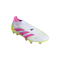 adidas Predator Elite LL FG Herren - weiß/pink/gelb - 46 2/3