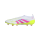 adidas Predator Elite LL FG Herren - weiß/pink/gelb - 46 2/3
