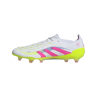 adidas Predator Elite FG Herren - weiß/pink/gelb - 42 2/3