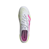 adidas Predator Elite FG Herren - weiß/pink/gelb - 42 2/3