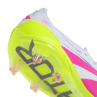 adidas Predator Elite FG Herren - weiß/pink/gelb - 42 2/3