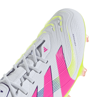 adidas Predator Elite FG Herren - weiß/pink/gelb - 42 2/3