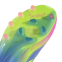 adidas F50 Elite AG Herren - blau/pink/gelb - 46