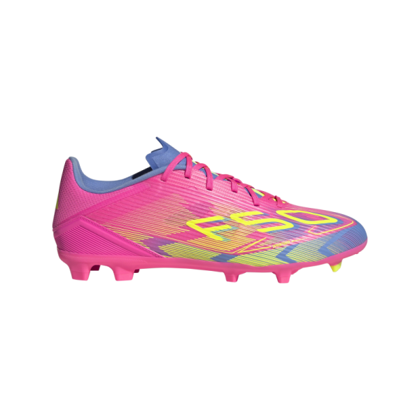 adidas F50 League FG/MG Herren - pink/grün/blau - 42 2/3