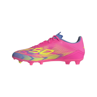 adidas F50 League FG/MG Herren - pink/grün/blau - 42 2/3