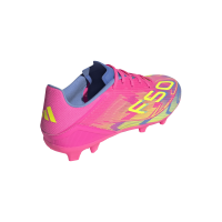 adidas F50 League FG/MG Herren - pink/grün/blau - 42 2/3