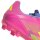 adidas F50 League FG/MG Herren - pink/grün/blau - 42 2/3