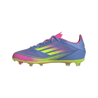 adidas F50 Elite FG Kinder - blau/pink/gelb - 38 2/3