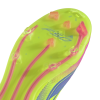 adidas F50 Elite FG Kinder - blau/pink/gelb - 38 2/3