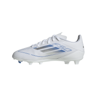 adidas F50 League FG/MG Kinder - weiß/silber/blau-36