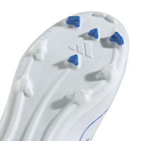 adidas F50 League FG/MG Kinder - weiß/silber/blau-36