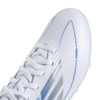adidas F50 League FG/MG Kinder - weiß/silber/blau-36