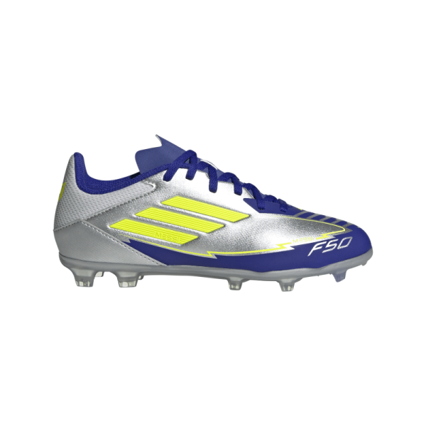 adidas F50 League Messi FG/MG Kinder - silber/gelb/navy-33