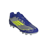 adidas F50 Club Messi FG/MG Kinder - silber/gelb/navy-33