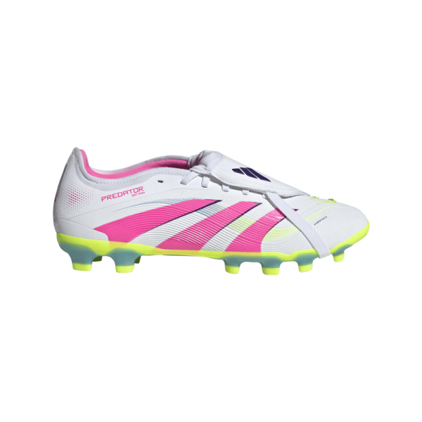adidas Predator Pro FT FG/MG Herren - weiß/pink/gelb - 43 1/3