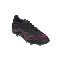 adidas Predator Elite FG Kinder - schwarz/rot/silber - 35.5