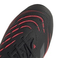 adidas Predator Elite FG Kinder - schwarz/rot/silber - 35.5